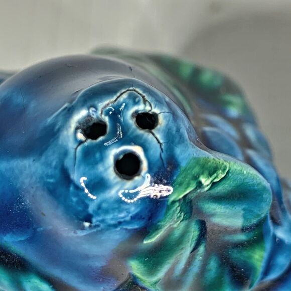 Inarco Indigo Salt Pepper Shakers Set E2371 Kitsch Blue Mood Retro 70s Vintage - Picture 2 of 8